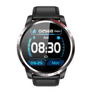 W3 1.3 inch Screen Leather Watch Band Smart Health Watch, Support Dynamic Heart Rate, HRV Health Index, ECG Monitoring, Blood Pressure(Black)