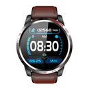 W3 1.3 inch Screen Leather Watch Band Smart Health Watch, Support Dynamic Heart Rate, HRV Health Index, ECG Monitoring, Blood Pressure(Brown)