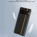 For Google Pixel 7 Pro 5G Ultra-thin Carbon Fiber Texture Splicing Phone Case(Blue)