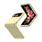 For Samsung Galaxy Z Flip3 5G Hinge Flip Phone Case(Yellow)