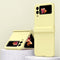 For Samsung Galaxy Z Flip3 5G Hinge Flip Phone Case(Yellow)