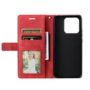 For Xiaomi Redmi 10C 4G Global/10 India Skin Feel Splicing Leather Phone Case(Red)