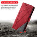 For Xiaomi Redmi 10C 4G Global/10 India Skin Feel Splicing Leather Phone Case(Red)