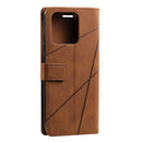 For Xiaomi Redmi 10C 4G Global/10 India Skin Feel Splicing Leather Phone Case(Brown)