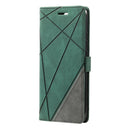 For Xiaomi Redmi 10C 4G Global/10 India Skin Feel Splicing Leather Phone Case(Green)