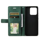 For Xiaomi Redmi 10C 4G Global/10 India Skin Feel Splicing Leather Phone Case(Green)