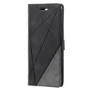 For Xiaomi Redmi 10C 4G Global/10 India Skin Feel Splicing Leather Phone Case(Black)