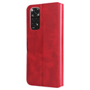 For Xiaomi Redmi Note 11 Global / Note 11S Classic Calf Texture Flip Leather Case(Red)
