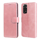 For Xiaomi Redmi Note 11 Global / Note 11S Classic Calf Texture Flip Leather Case(Rose Gold)