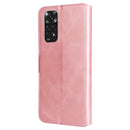For Xiaomi Redmi Note 11 Global / Note 11S Classic Calf Texture Flip Leather Case(Rose Gold)