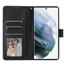 For Samsung Galaxy S22 Ultra 5G 3 Card Slots Multifunctional Leather Phone Case(Black)