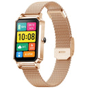 NX2 1.13 inch Color Screen Women Smart Watch, Support Physiological Reminder / Heart Rate Monitoring(Rose Gold)