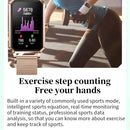 NX2 1.13 inch Color Screen Women Smart Watch, Support Physiological Reminder / Heart Rate Monitoring(Silver)