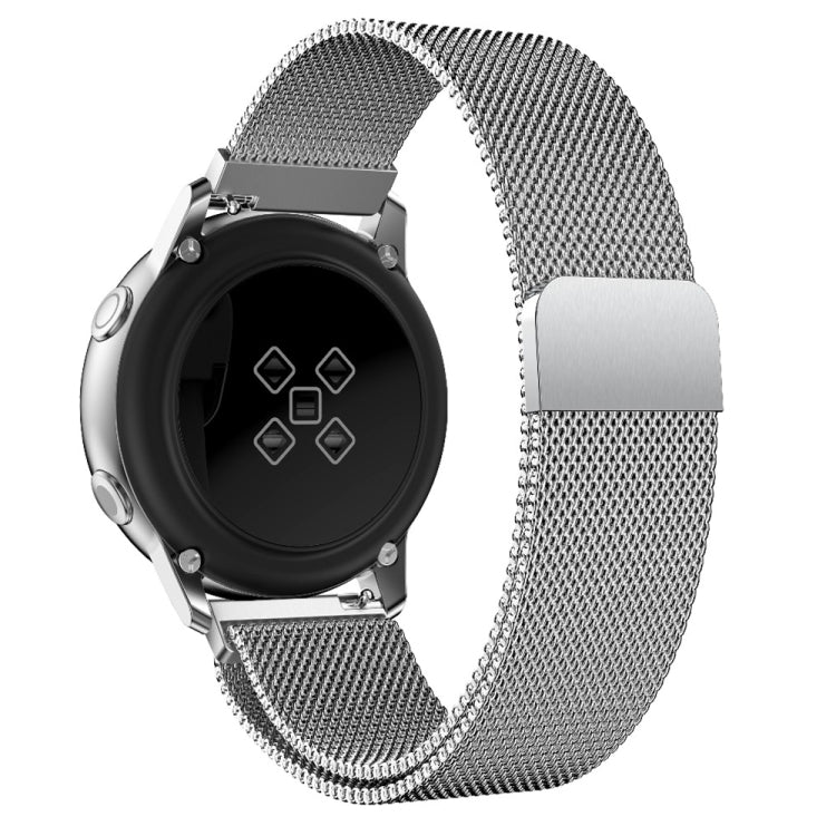 For Galaxy Watch Active Milanese Watch Band(Silver)