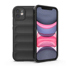Magic Shield TPU + Flannel Phone Case For iPhone 11(Black)