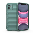 Magic Shield TPU + Flannel Phone Case For iPhone 11(Dark Green)