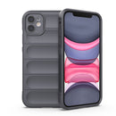 Magic Shield TPU + Flannel Phone Case For iPhone 11(Dark Grey)