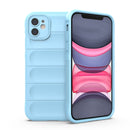 Magic Shield TPU + Flannel Phone Case For iPhone 11(Light Blue)