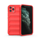 Magic Shield TPU + Flannel Phone Case For iPhone 11 Pro(Red)