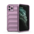 Magic Shield TPU + Flannel Phone Case For iPhone 11 Pro(Purple)