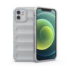 Magic Shield TPU + Flannel Phone Case For iPhone 12(Grey)