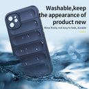 Magic Shield TPU + Flannel Phone Case For iPhone 12(Light Blue)