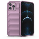 Magic Shield TPU + Flannel Phone Case For iPhone 12 Pro Max(Purple)