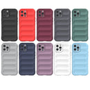 Magic Shield TPU + Flannel Phone Case For iPhone 12 Pro Max(Purple)
