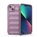Magic Shield TPU + Flannel Phone Case For iPhone 13(Purple)