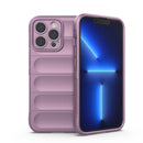 Magic Shield TPU + Flannel Phone Case For iPhone 13 Pro(Purple)
