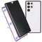 For Samsung Galaxy S22 Ultra 5G Anti-peeping Magnetic Double-sided Tempered Glass Phone Case(Purple)