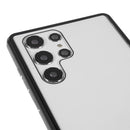 For Samsung Galaxy S22 Ultra 5G Anti-peeping Magnetic Double-sided Tempered Glass Phone Case(Black)