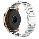For Galaxy Watch 42mm Three Pearl Steel Watch Band(Silver)