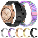 For Galaxy Watch 42mm Three Pearl Steel Watch Band(Silver)