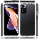 For Xiaomi Redmi Note 11 Pro+ 5G Scratchproof TPU + Acrylic Protective Phone Case(Black)