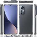 For Xiaomi 12/12X Scratchproof TPU + Acrylic Protective Phone Case(Transparent)