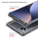 For Xiaomi 12/12X Scratchproof TPU + Acrylic Protective Phone Case(Transparent)