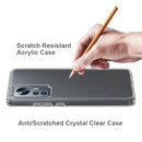 For Xiaomi 12/12X Scratchproof TPU + Acrylic Protective Phone Case(Transparent)