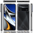 For Xiaomi Poco X4 Pro 5G Scratchproof TPU + Acrylic Protective Phone Case(Transparent)