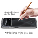 For Xiaomi Poco X4 Pro 5G Scratchproof TPU + Acrylic Protective Phone Case(Transparent)