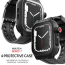 RedPepper TPU + PC + Silicone Waterproof Watch Case For Apple Watch Series 7 45mm