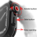 RedPepper TPU + PC + Silicone Waterproof Watch Case For Apple Watch Series 7 45mm