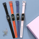 For Xiaomi Mi Band 3/4/5/6 Mijobs CS Silicone Waterproof Watch Band(Pink+Rose Gold)