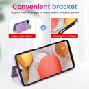 For Samsung Galaxy A12 Double Buckle Mandala PU+TPU Phone Case(Purple)
