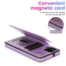 For Samsung Galaxy A12 Double Buckle Mandala PU+TPU Phone Case(Purple)
