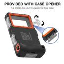 RedPepper 2nd Generation Diving Waterproof Protective Case(Black + Orange)