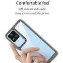 For Xiaomi Poco F4 Colorful Series Acrylic + TPU Phone Case(Transparent Blue)