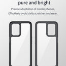 For OPPO Realme 8 5G Colorful Series Acrylic + TPU Phone Case(Transparent Black)