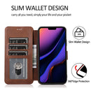 For iPhone 11 Pro Shockproof PU + TPU Leather Phone Case (Brown)