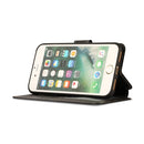 For iPhone SE 2022 / SE 2020 / 8 / 7 Shockproof PU + TPU Leather Phone Case(Black)